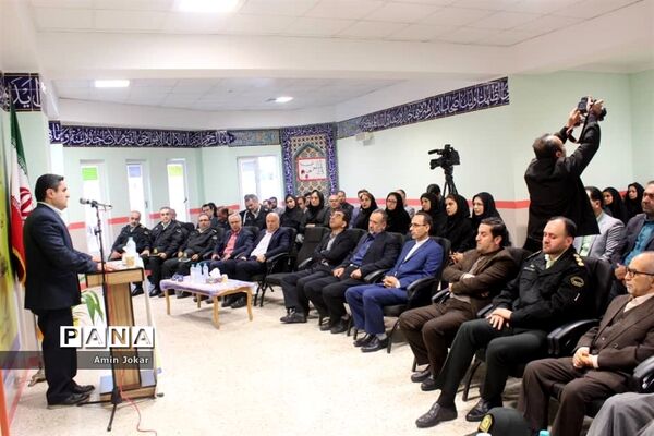 آیین نواختن زنگ هفته پدافند غیرعامل در میاندرود