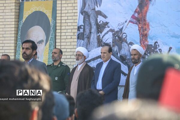 راهپیمایی 13 آبان در لامرد