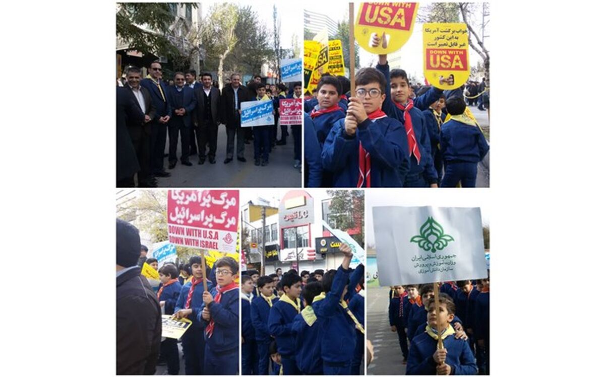 برگزاری راهپیمایی باشکوه ۱۳ آبان ماه در اردبیل