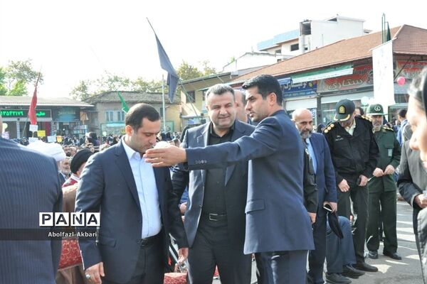 راهپیمایی روز 13 آبان در مرکز مازندران