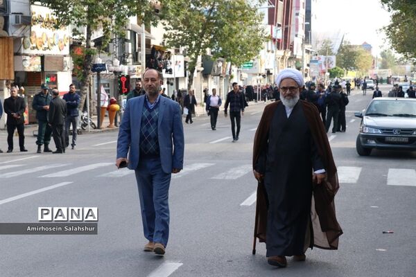 راهپیمایی روز 13 آبان در قائم‌شهر