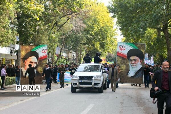 راهپیمایی یوم الله 13 آبان در خراسان شمالی