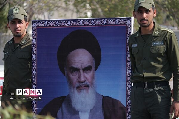مراسم راهپیمایی 13 آبان در جزیره کیش