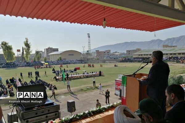 راهپیمایی 13 آبان در شهرستان کازرون