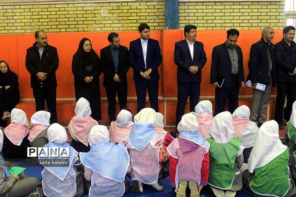 افتتاح المپیاد درون مدرسه ای دبستان منیر باسمنج