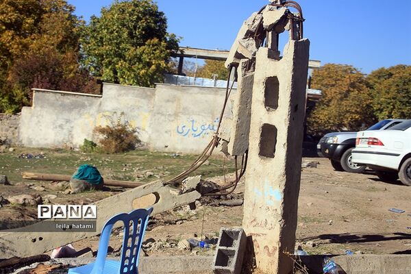 روستای ورنکش میانه 3 روز پس از زلزله