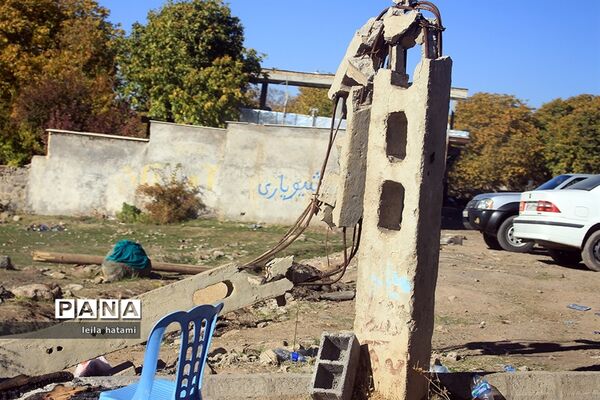 روستای ورنکش میانه 3 روز پس از زلزله
