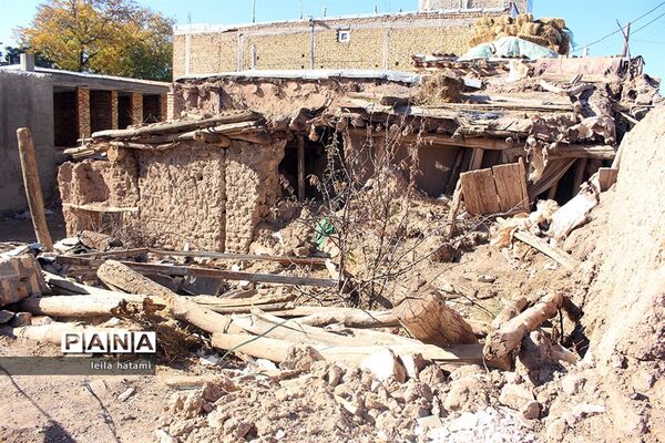 روستای ورنکش میانه 3 روز پس از زلزله