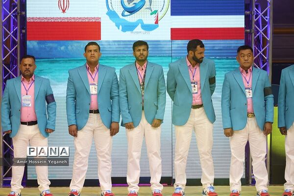 مراسم افتتاحیه نخستین دوره از مسابقات بین المللی کبدی جوانان جهان در جزیره کیش