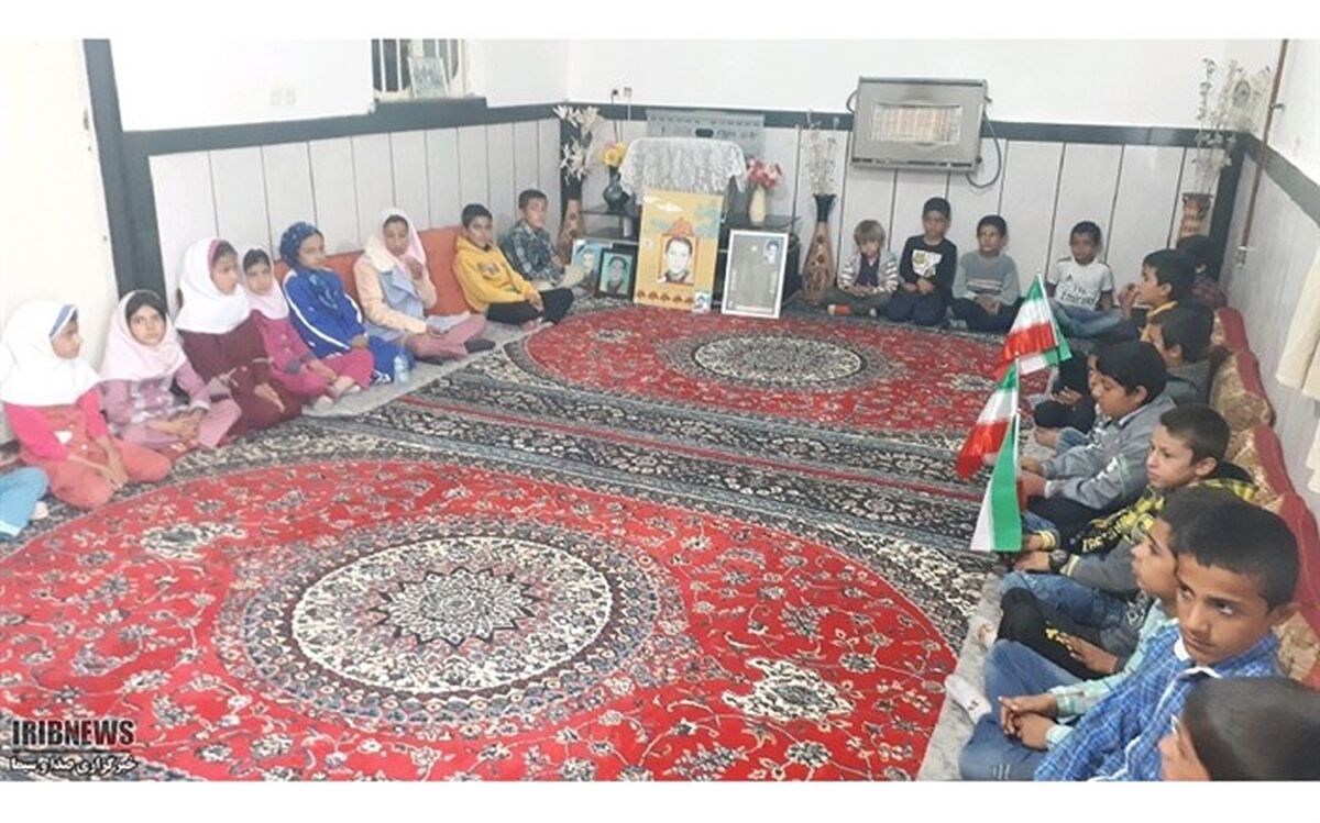دانش آموزان بخش بوستان شهرستان باشت با مادر شهید عوض پور دیدار کردند