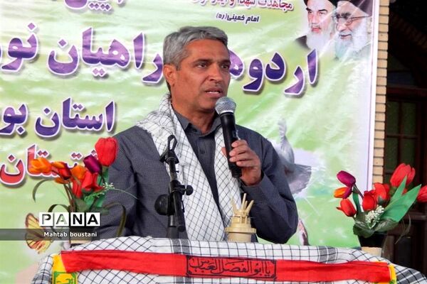 افتتاحیه اردوهای راهیان نور دانش‌آموزی استان بوشهر