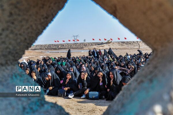 دانش‌آموزان لامردی در سرزمین ایثار و فداکاری