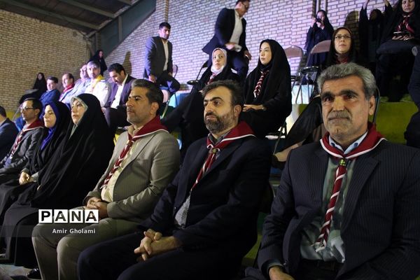 مانور تشکیلاتی 1200 نفره گام دوم انقلاب سازمان دانش‌آموزی  شهرستان‌های تهران در پاکدشت