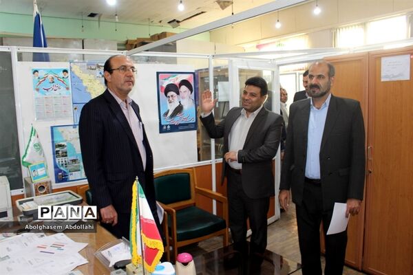 بازدید مدیرکل آموزش و پرورش استان بوشهر از سازمان دانش‌آموزی استان