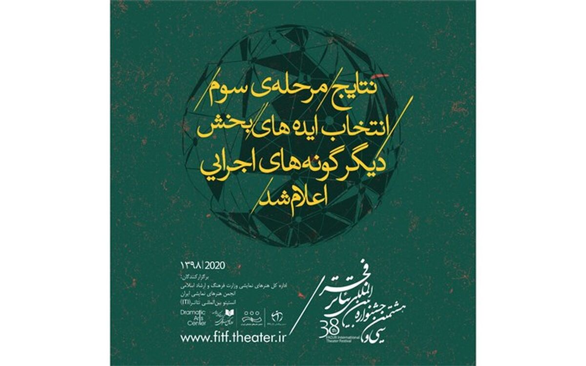 آثار مرحله سوم بخش دیگرگونه‌های اجرایی در سه دسته‌بندی معرفی شدند