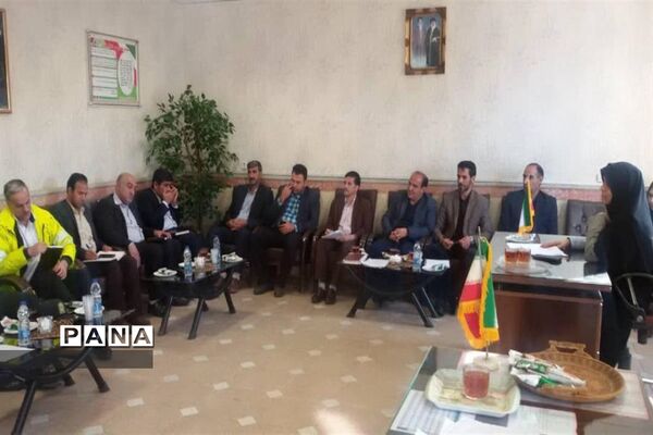 فعالیت های سازمان دانش آموزی همدان جهت برگزاری مانور سراسری زلزله