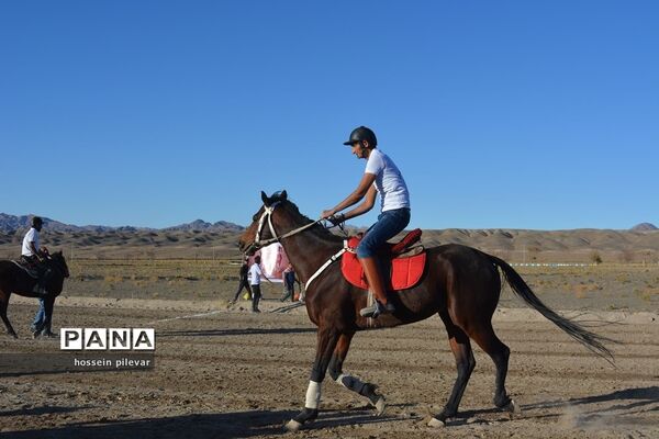برگزاری مسابقات اسب سواری در شهرستان بیرجند