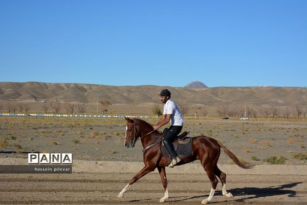 برگزاری مسابقات اسب سواری در شهرستان بیرجند