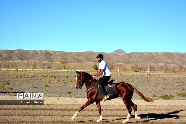 برگزاری مسابقات اسب سواری در شهرستان بیرجند