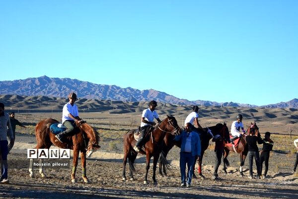 برگزاری مسابقات اسب سواری در شهرستان بیرجند