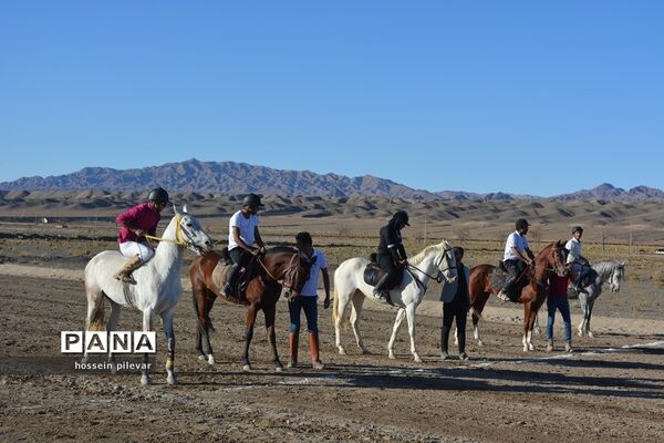برگزاری مسابقات اسب سواری در شهرستان بیرجند