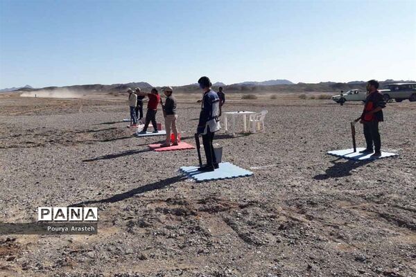 مسابقات تیراندازی به اهداف پروازی در جنگل نخاب شهرستان خوسف