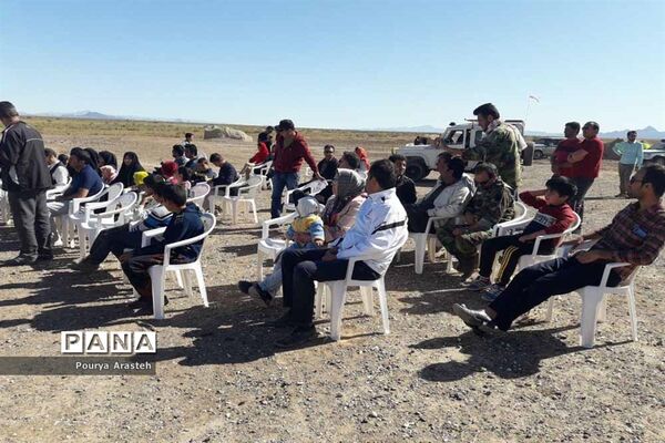 مسابقات تیراندازی به اهداف پروازی در جنگل نخاب شهرستان خوسف