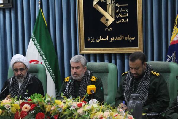 نشست خبری فرمانده سپاه الغدیر با اصحاب رسانه 