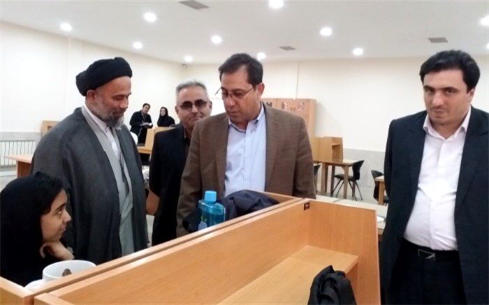 بازدید  فرماندار ویژه شهرستان ری از کتابخانه شیخ کلینی