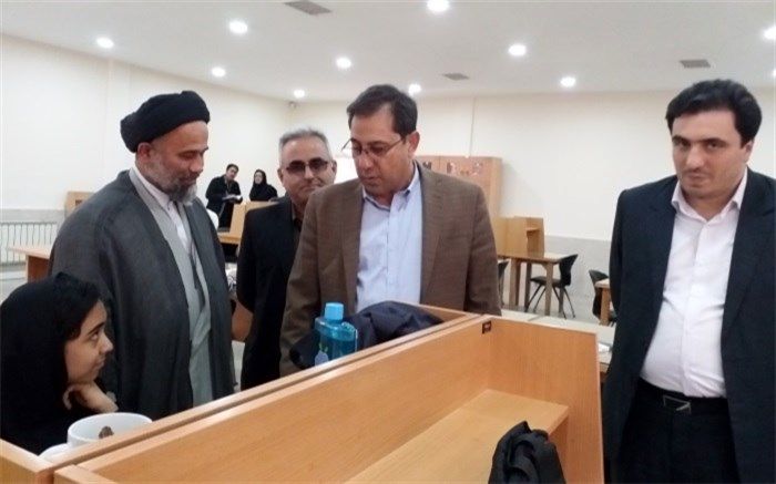 بازدید  فرماندار ویژه شهرستان ری از کتابخانه شیخ کلینی