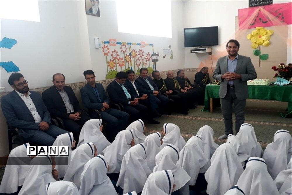 حضور خادمین مسجد مقدس جمکران در دبستان عفاف زارچ