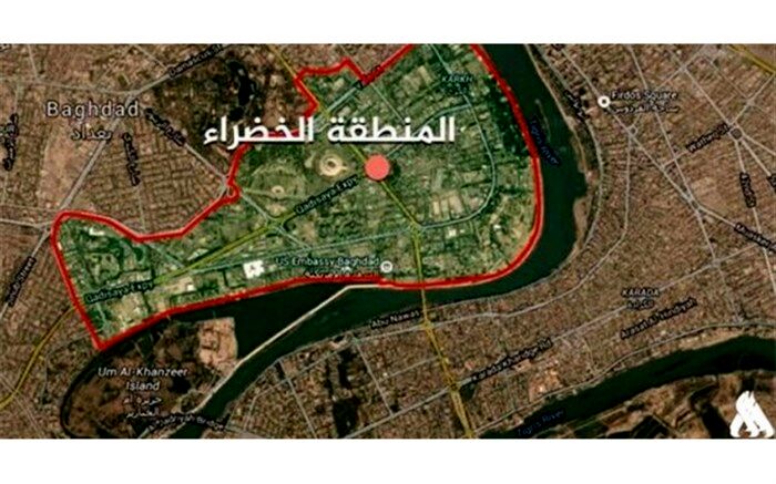 اصابت دو راکت به اطراف منطقه الخضرا بغداد