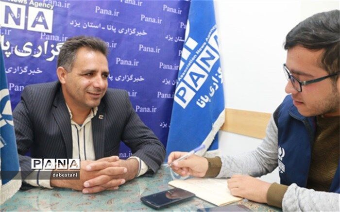 بازدید رئیس آموزش و پرورش مروست از دفتر خبرگزاری پانا یزد