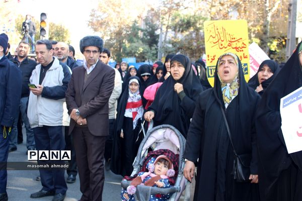 راهپیمایی مردمی در اقتدار و امنیت ملی در استان البرز