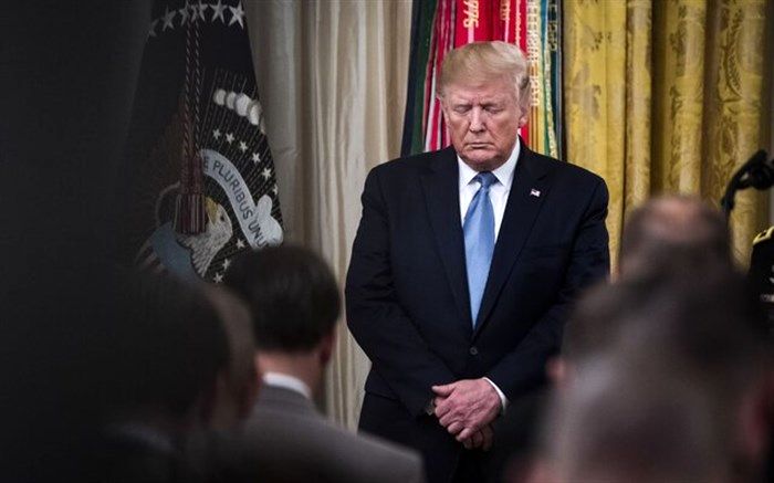 ۵۴ درصد آمریکایی‌ها از عملکرد ترامپ ناراضی‌اند