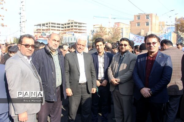 راهپیمایی مردمی اعلام انزجار مردم  ارومیه  از آشوبگران