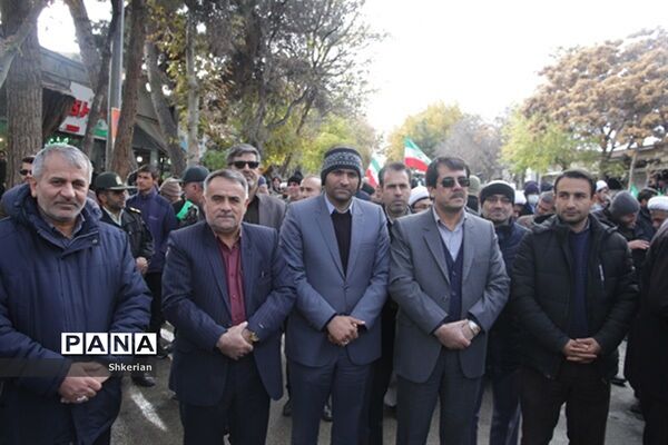 برگزاری راهپیمای اقتدار و امنیت در بجنورد