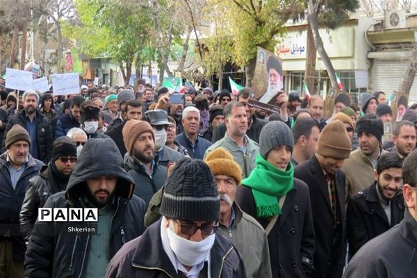 برگزاری راهپیمای اقتدار و امنیت در بجنورد