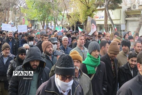 برگزاری راهپیمای اقتدار و امنیت در بجنورد