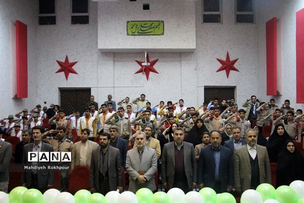 آئین افتتاح رسمی فعالیت‌های سازمان دانش‌آموزی درمدارس