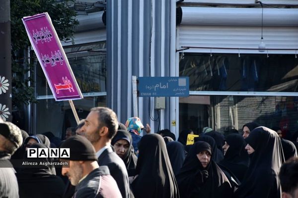 راهپیمایی امنیت و اقتداردر بابلسر