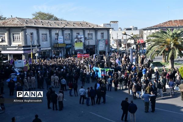 راهپیمایی امنیت و اقتداردر بابلسر