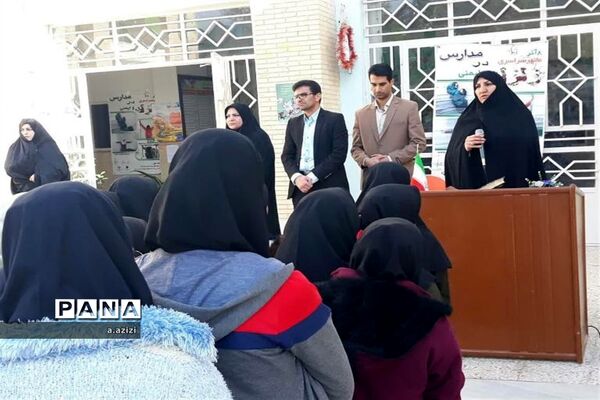 مانور زلزله در دبیرستان فاطمیه زارچ
