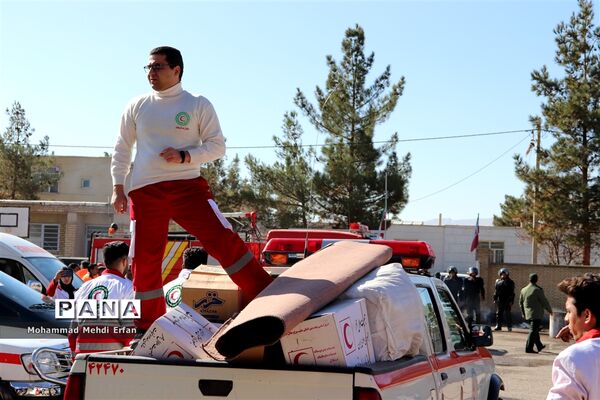 برگزاری مانور زلزله در آباده