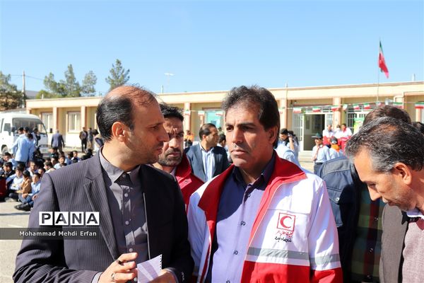 برگزاری مانور زلزله در آباده