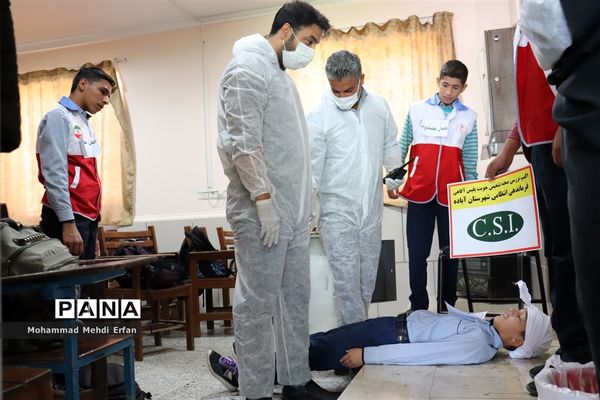 برگزاری مانور زلزله در آباده