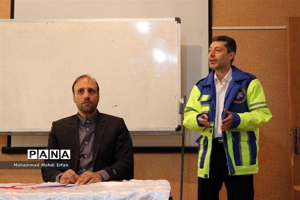 برگزاری مانور زلزله در آباده