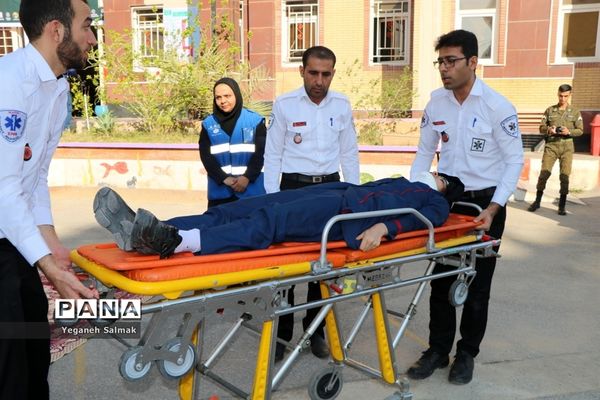 بیست و یکمین مانور سراسری زلزله در بوشهر