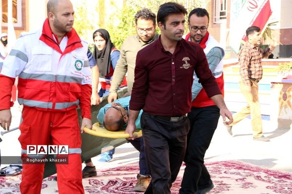 بیست و یکمین مانور سراسری زلزله در بوشهر