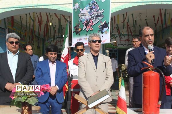 بیست و یکمین مانور سراسری زلزله در برازجان